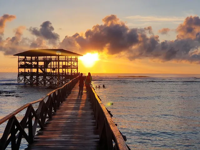 Cloud 9 Surfing Area in Siargao